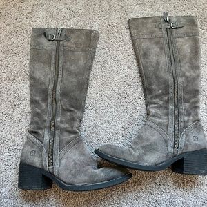 Born Tall Suede Leather Boots